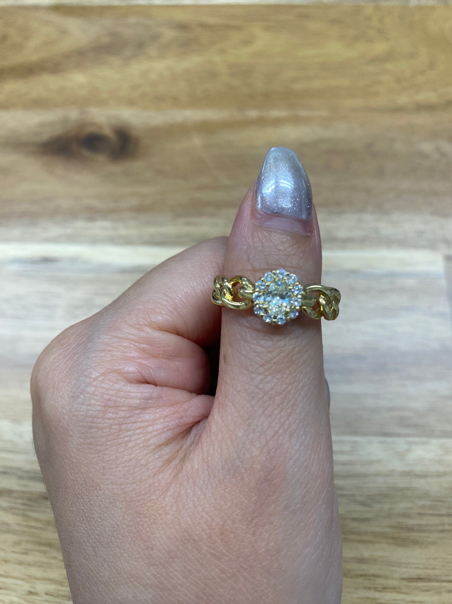 Diamond K18gold Ring
