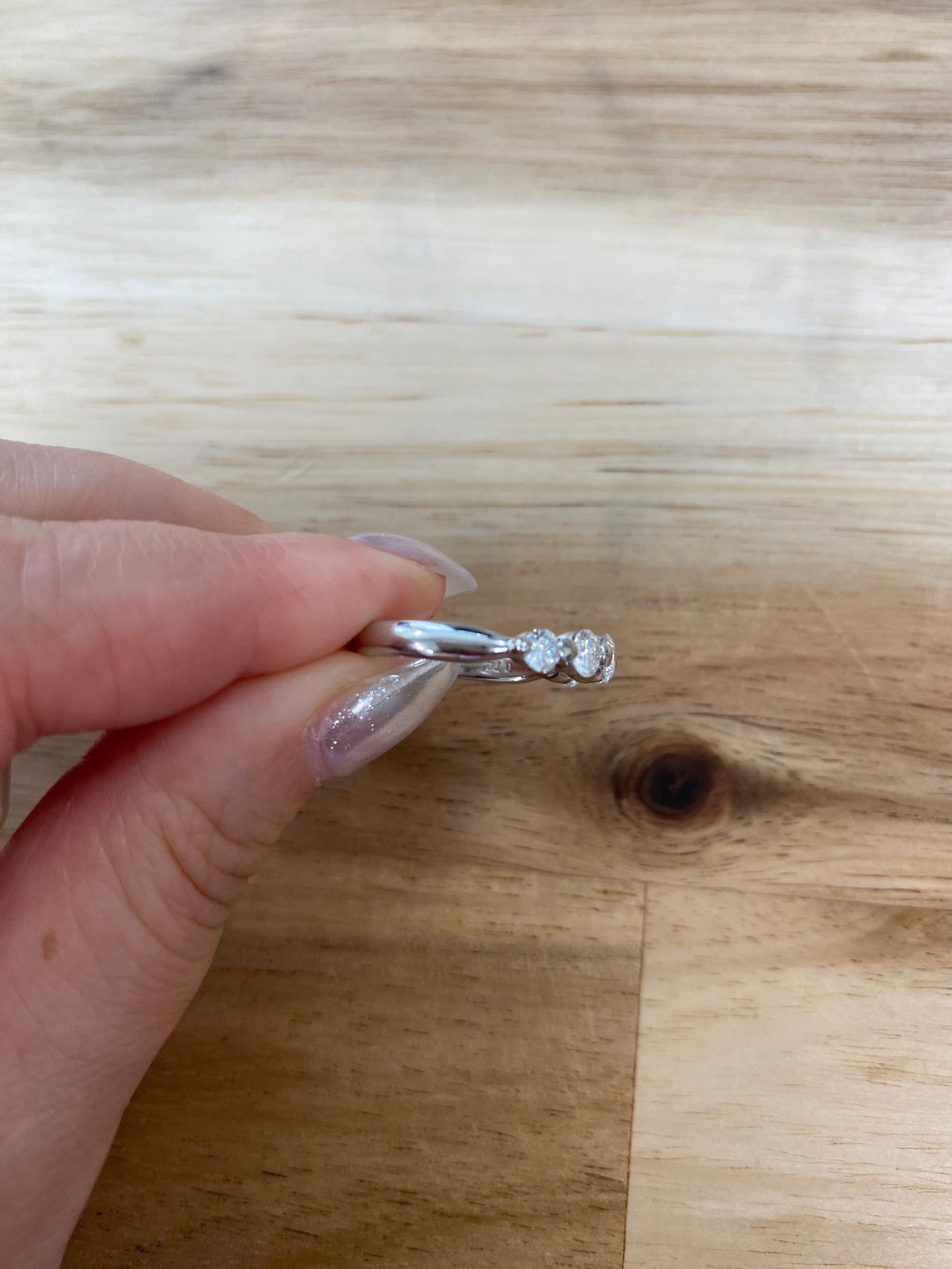 Diamond platinum Ring
