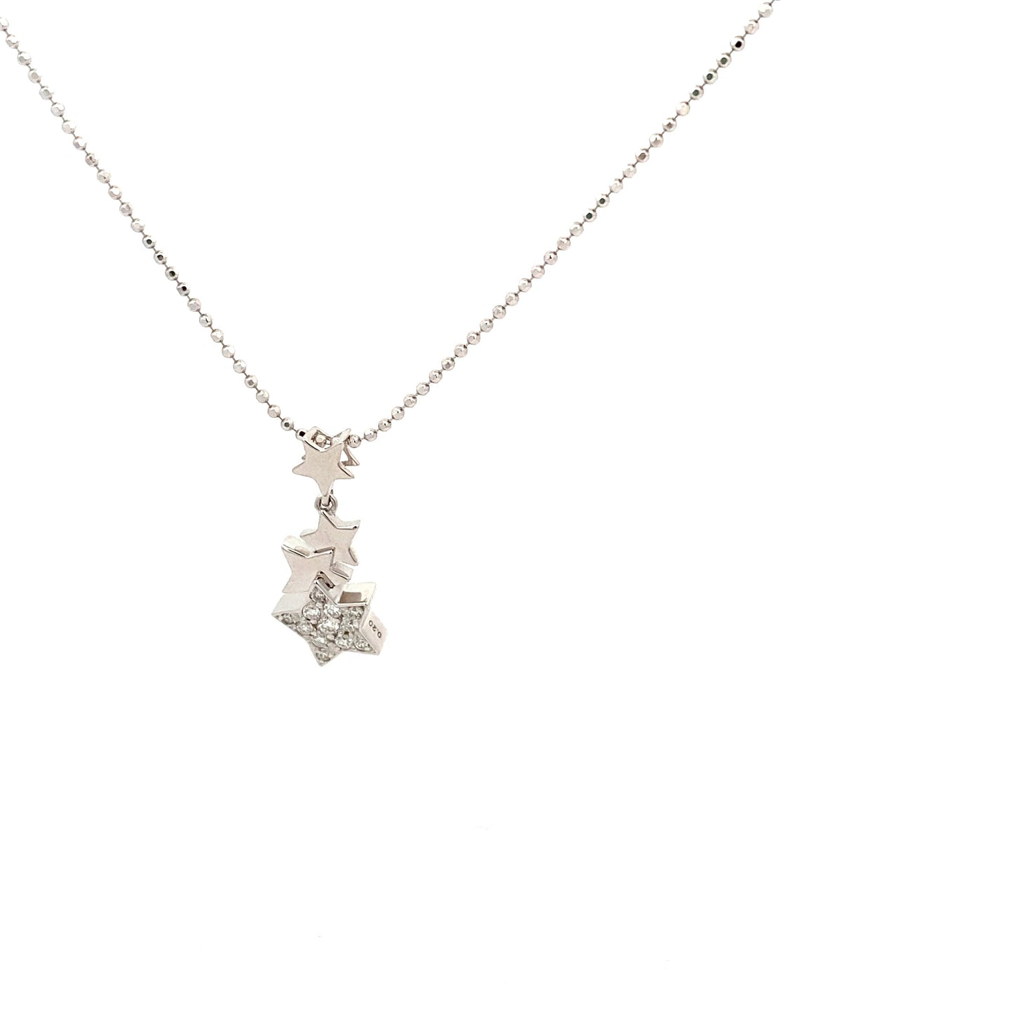 K18WG Diamond Necklace