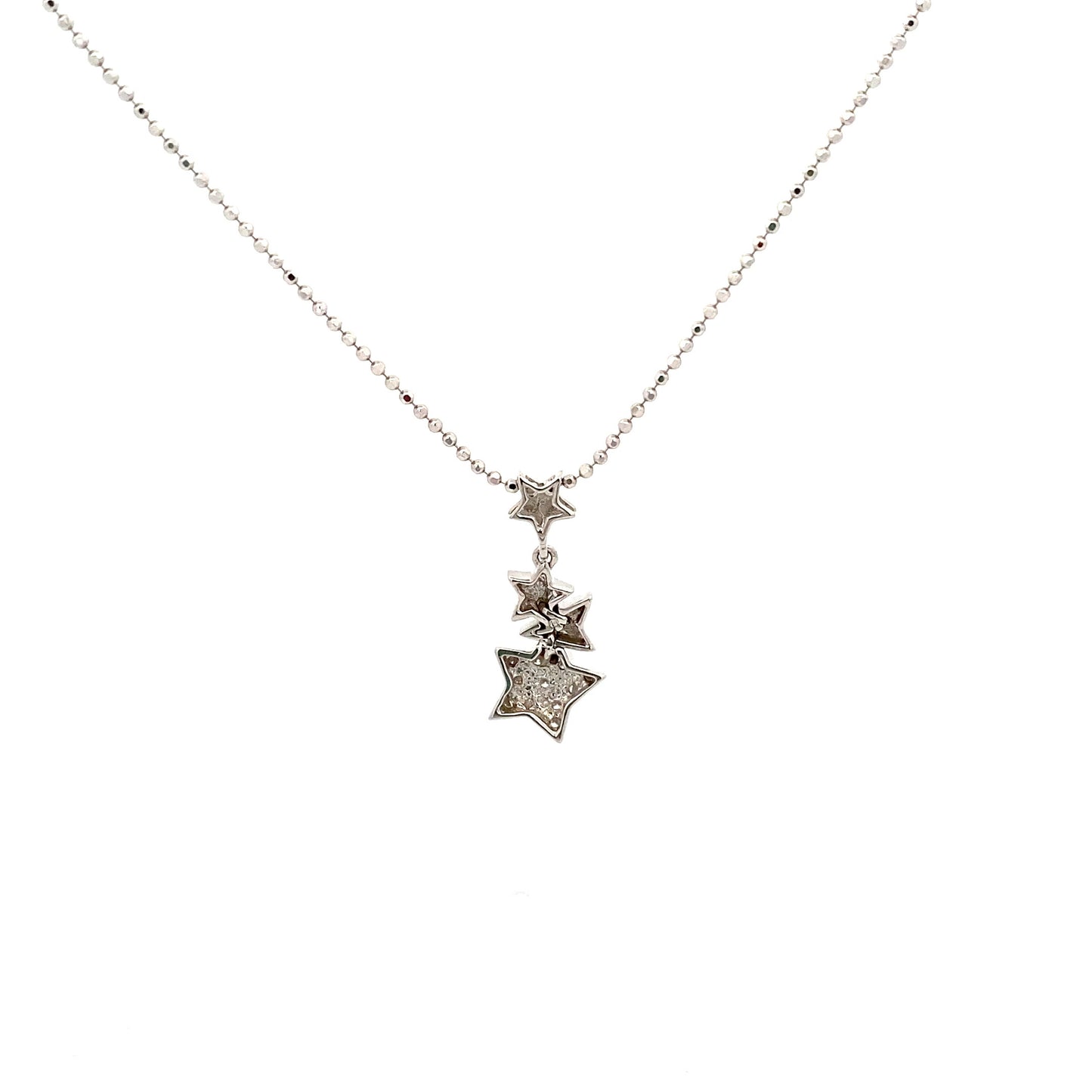 K18WG Diamond Necklace