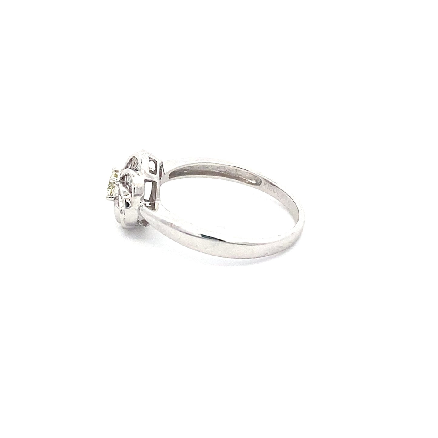 Diamond K18WG Ring