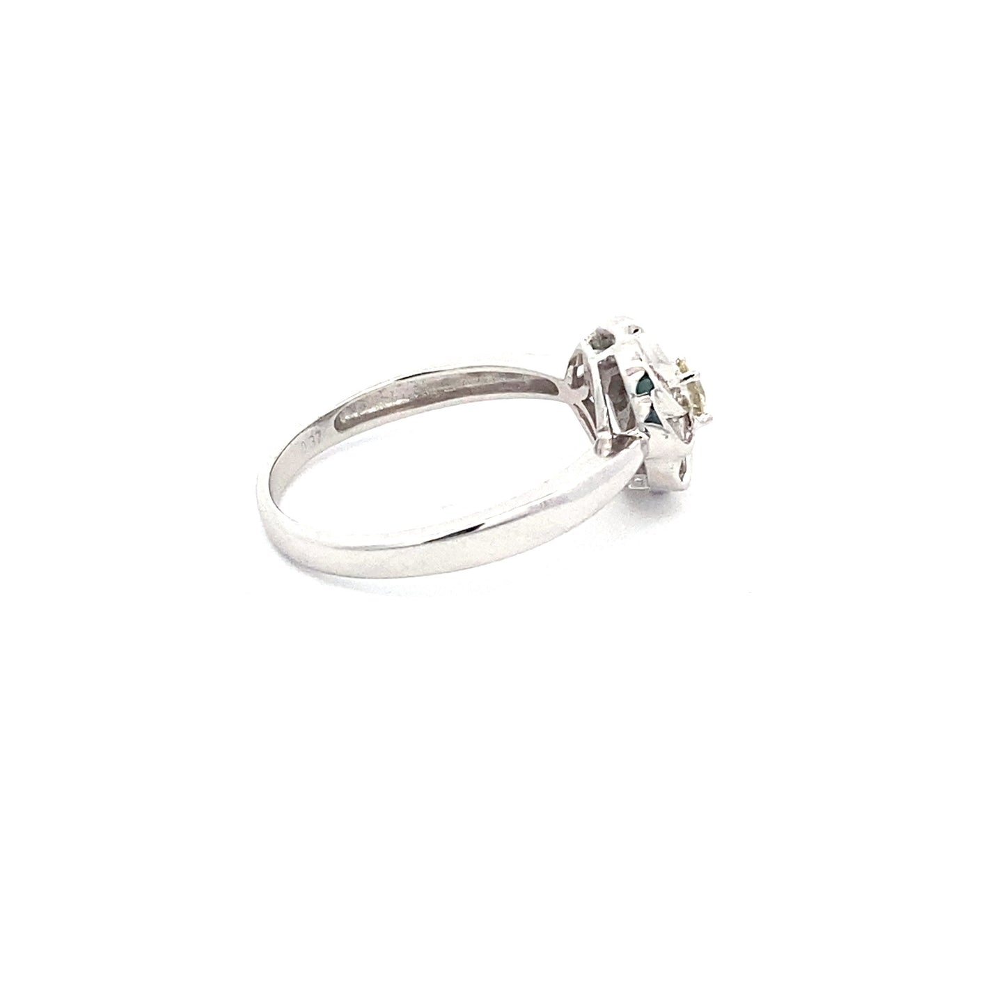 Diamond K18WG Ring