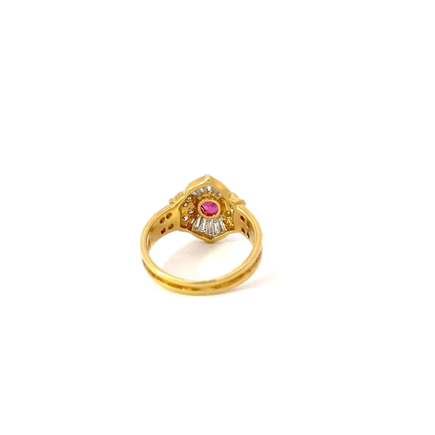 Ruby Diamond K18 Ring