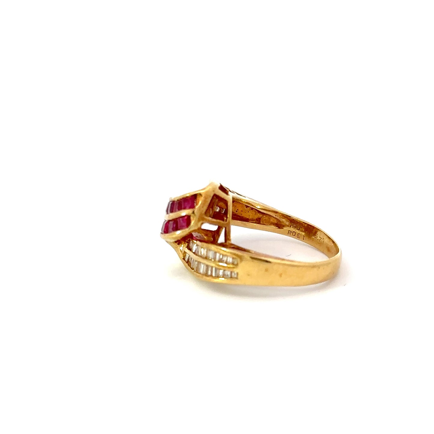 Ruby Diamond K18 Ring