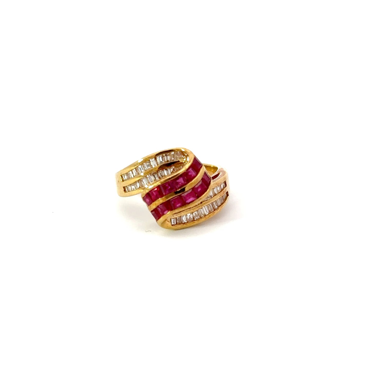 Ruby Diamond K18 Ring